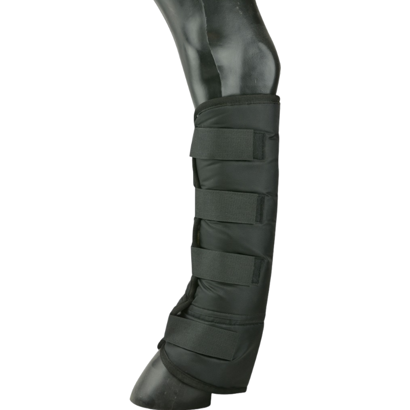 Riding World - Guêtres de transport basses noir x4 | - Ohlala