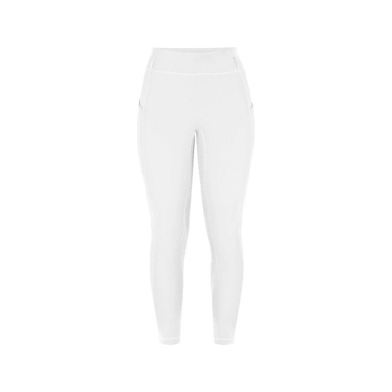 Riding World - Legging d'équitation polaire femme Volga blanc | - Ohlala