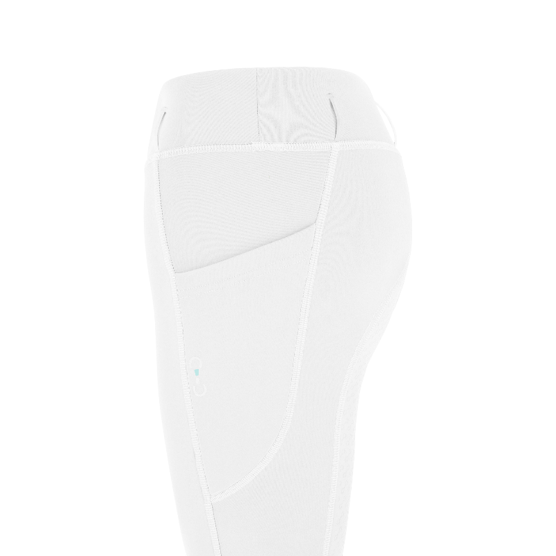 Riding World - Legging d'équitation polaire femme Volga blanc | - Ohlala