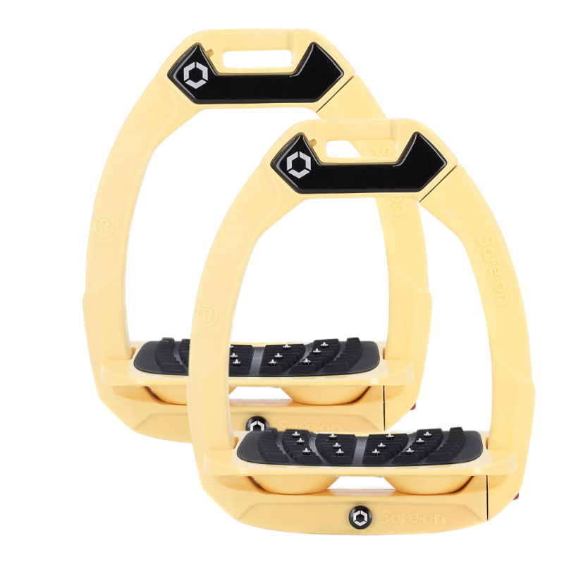 Flex On - Limited Edition - Safe On Pale Banana Stirrups