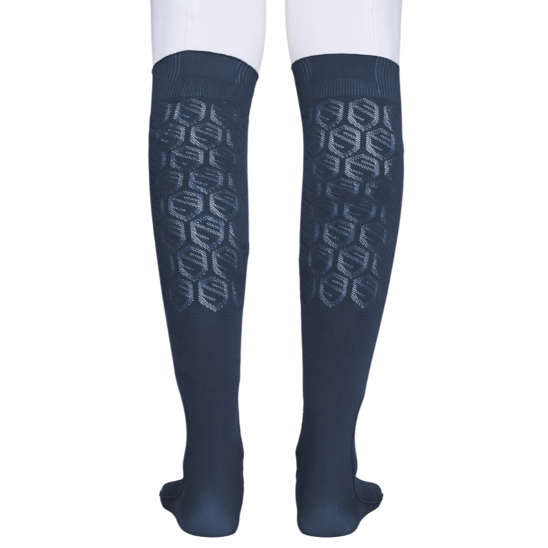 Samshield - Chaussettes d'équitation Balzane Seamless Blazon marine