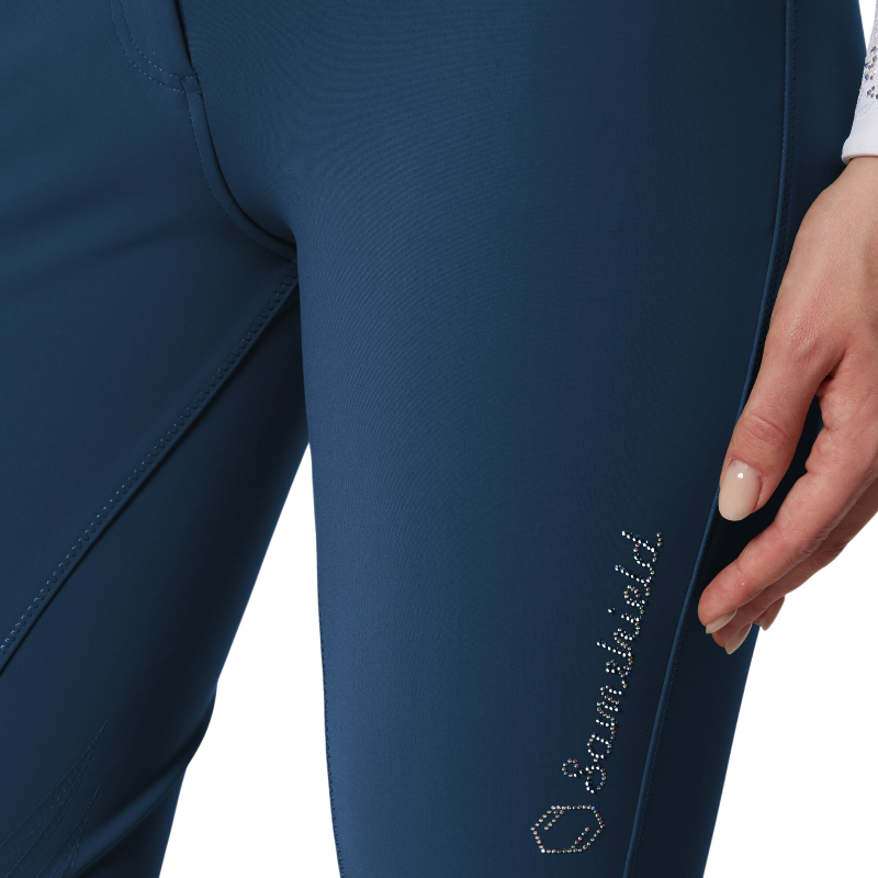 Samshield - Pantalon d'équitation femme Adèle celestial blue | - Ohlala