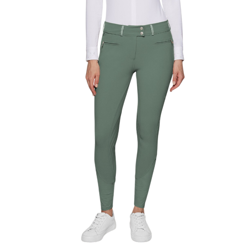 Samshield - Pantalón de equitación mujer Chloe Crystal pistaccio | - Ohlala