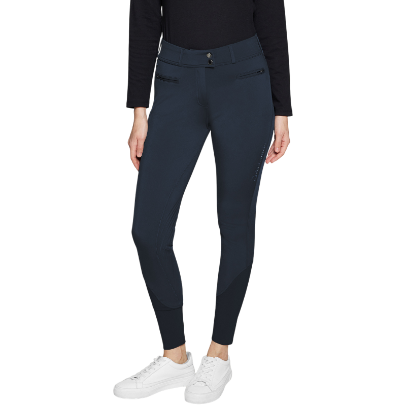 Samshield - Women's riding breeches Clara Winter navy | - Ohlala
