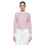 Samshield - Polo de concours manches longues femme Ornella feather | - Ohlala