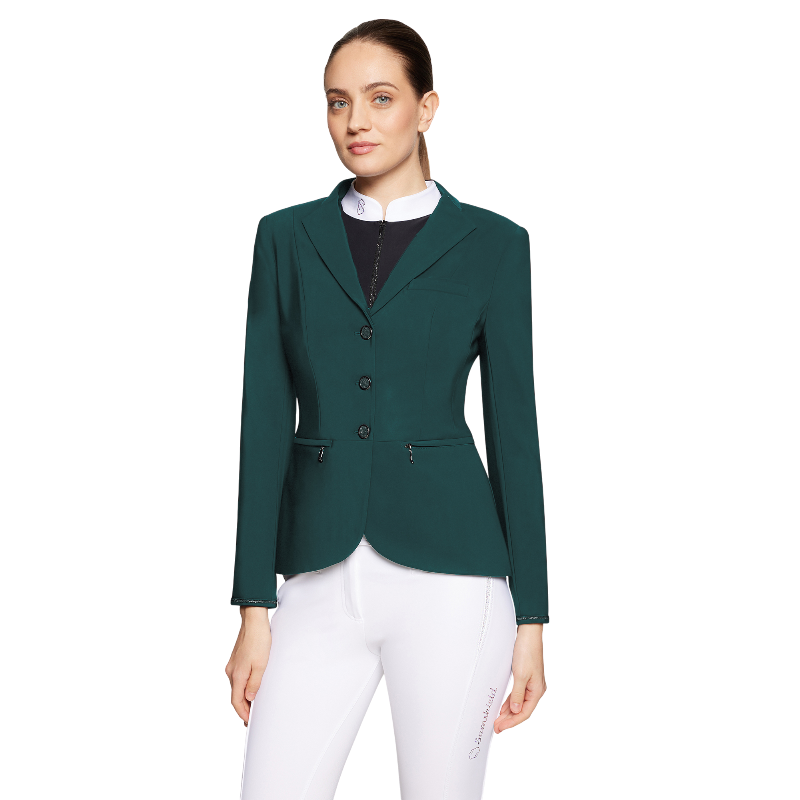 Samshield - Giacca da concorso donna Victorine Crystal Fabric regular hunter green | - Ohlala