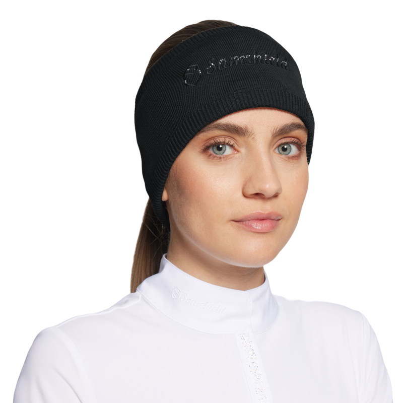 Samshield - Headband femme Amalie Crystal noir | - Ohlala