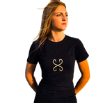 Sabbia Bianca - Women's short-sleeve T-shirt Aurore black | - Ohlala