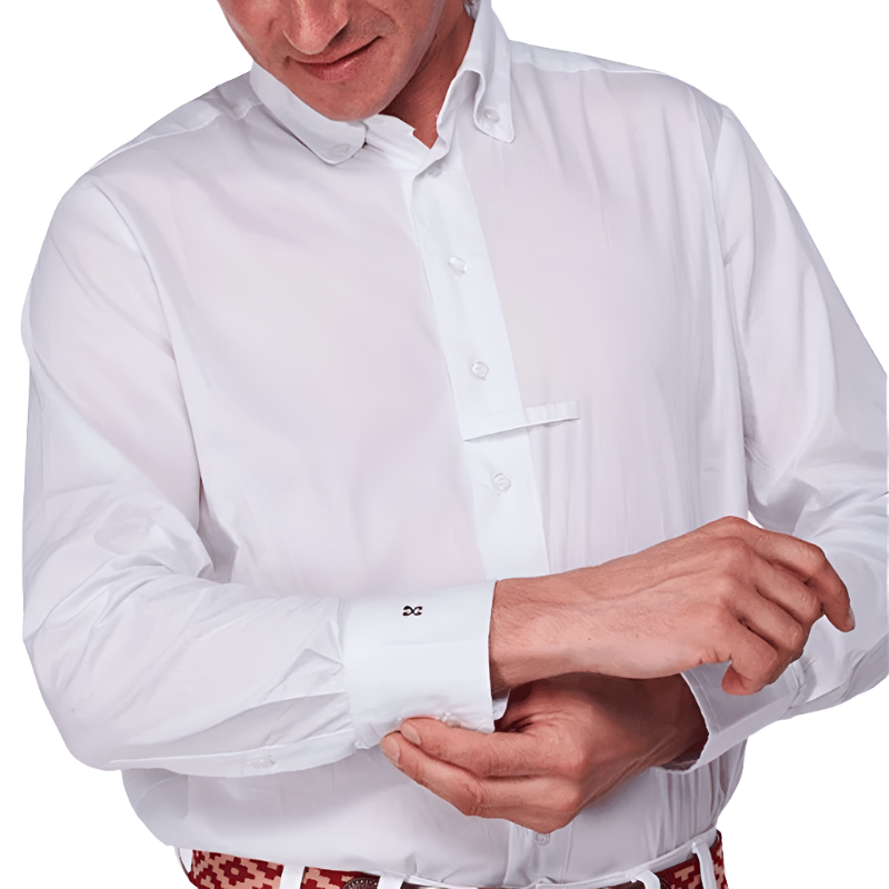 Sabbia Bianca - Chemise manches longues homme Milo blanc | - Ohlala