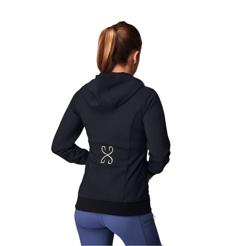 Sabbia Bianca - Veste softhsell femme Tina noir | - Ohlala