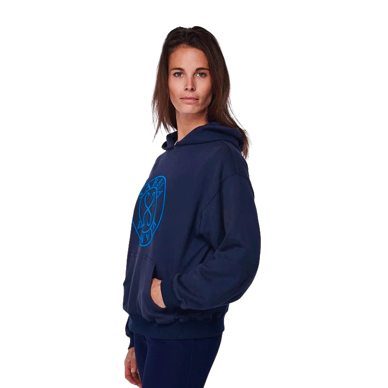 Sabbia Bianca - Sweat à capuche femme Nina marine | - Ohlala