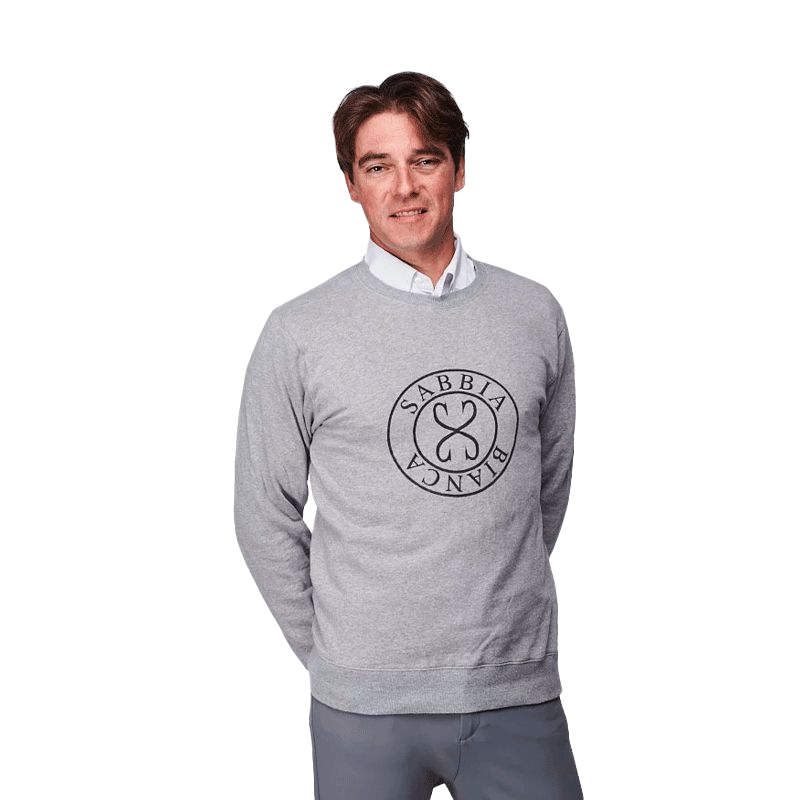 Sabbia Bianca - Sweat homme Matteo gris | - Ohlala