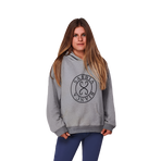 Sabbia Bianca - Sweat à capuche femme Nina gris | - Ohlala