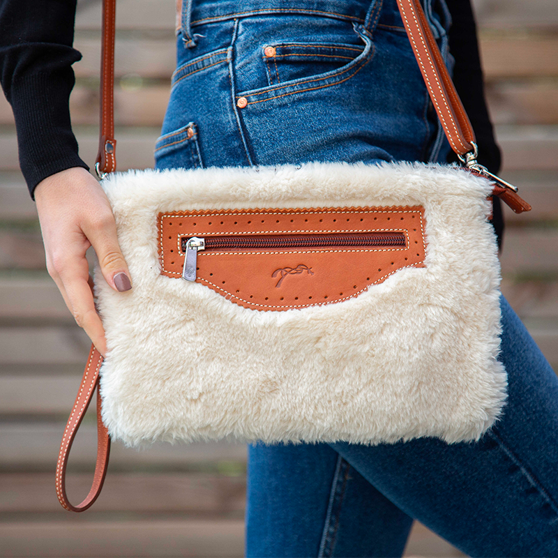 Pénélope - Emilie white clutch bag | - Ohlala