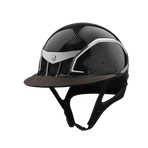 Samshield - Casco XJ Miss carbonio chrome nero (con imbottitura) | - Ohlala