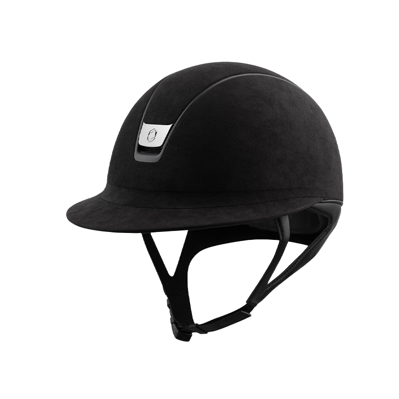 Samshield - Miss Shield 2.0 Premium Alcantara black riding helmet | - Ohlala