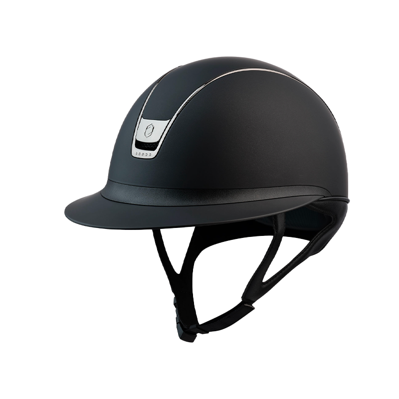 Samshield - Miss Shield 2.0 Shadowmatt black 5 Swaroski riding helmet | - Ohlala