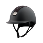 Samshield - Rijhelm Shadowmatt 2.0 zwart Royal flower Swaroski | - Ohlala