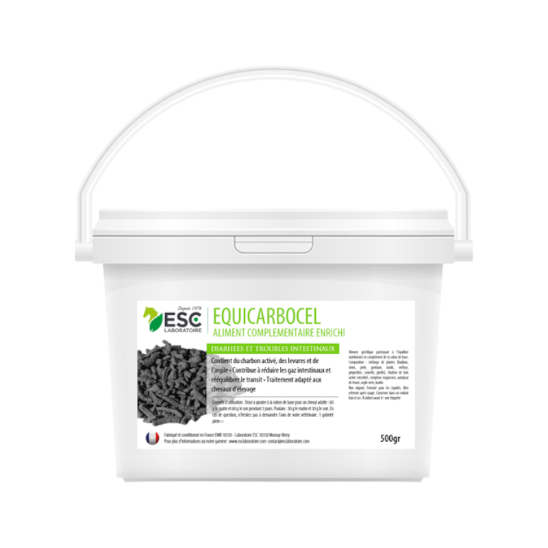 ESC Laboratoire - Equicarbocel dietary supplement for digestive issues and diarrhea | - Ohlala