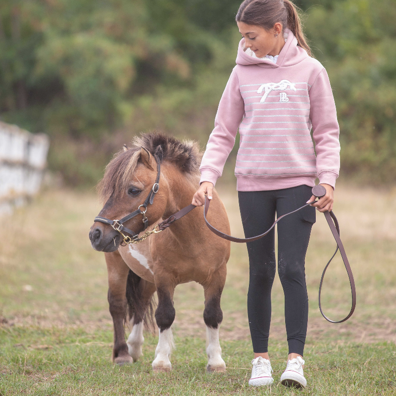 Eden by Pénélope - Sweat à capuche enfant Ikona rose | - Ohlala