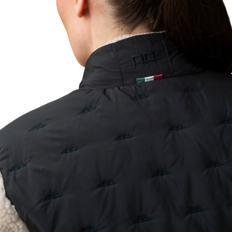 Horseware - Sweat manches longues zippé femme Lorenza sable/ noir | - Ohlala