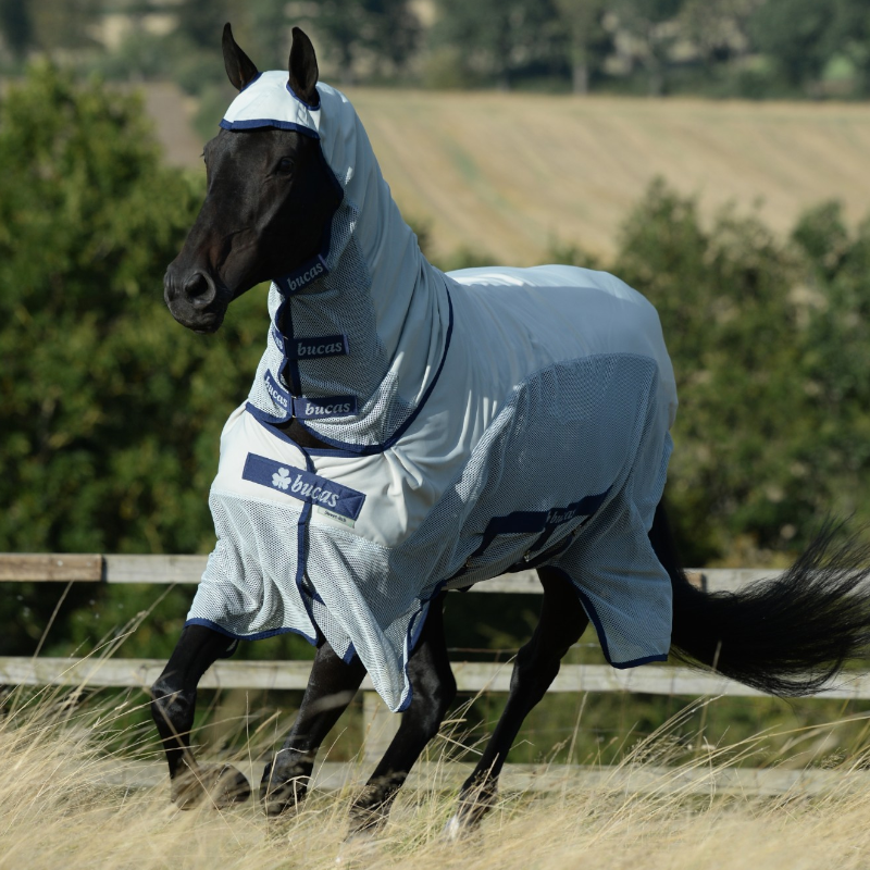 Bucas - Fliegendecke Sweet-Itch X Light Silver
