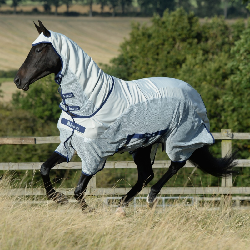Bucas - Fliegendecke Sweet-Itch X Light Silver