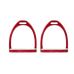 TdeT - Red Aluminium stirrups | - Ohlala