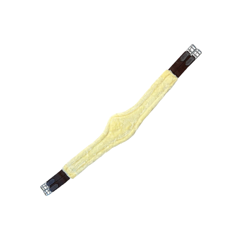 TdeT - Sangle anatomique en cuir mouton havane | - Ohlala