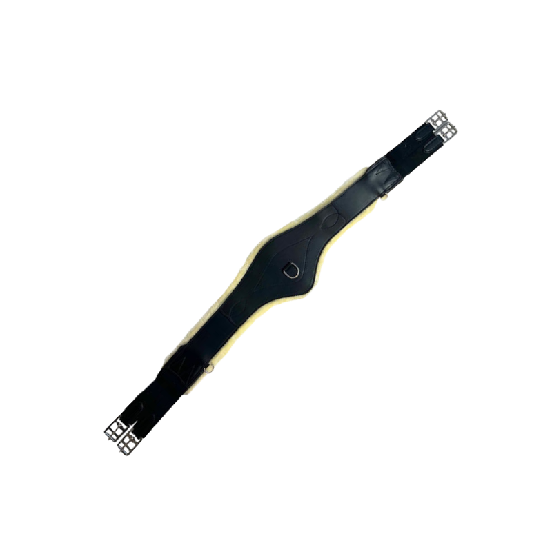 TdeT - Sangle anatomique en cuir mouton noir | - Ohlala