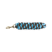 TdeT - Braided American Lead Rope Dark Brown/Sky Blue | - Ohlala