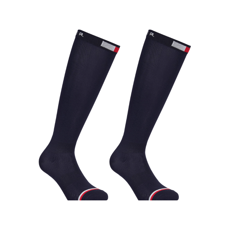 Tommy Hilfiger Equestrian - Chaussettes d'équitation Newburgh desert sky