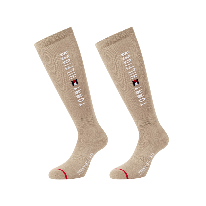 Tommy Hilfiger Equestrian - Reitsport-Socken Riga beige