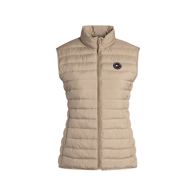 Tommy Equestrian - Ärmellose Damen-Steppweste Serano beige