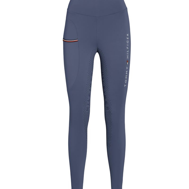 Tommy Hilfiger Equestrian - Legging da equitazione donna Elmira All-Year faded indigo