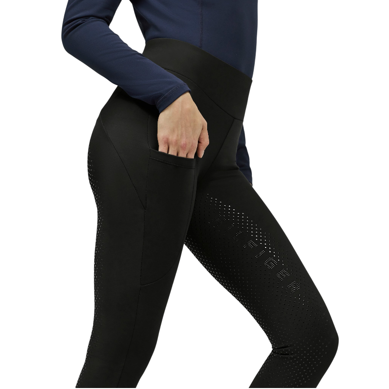 Tommy Hilfiger Equestrian - Legging da equitazione donna Elmira nero