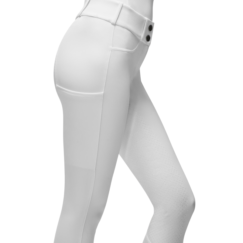 Tommy Hilfiger Equestrian - Damen-Reithose Lea optic white