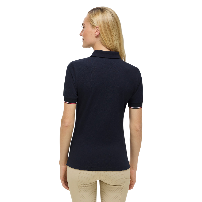 Tommy Equestrian - Polo da equitazione manica corta donna Anaheim desert sky