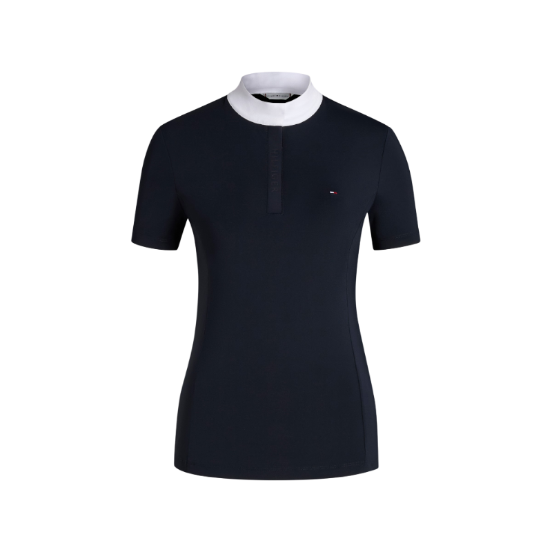 Tommy Hilfiger Equestrian - Polo de concours manches courtes femme Selma desert sky