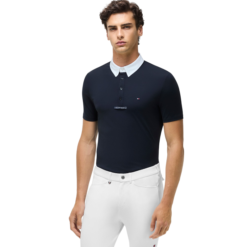 Tommy Hilfiger Equestrian - Kurzarm-Turnierpolo Herren Alex desert sky