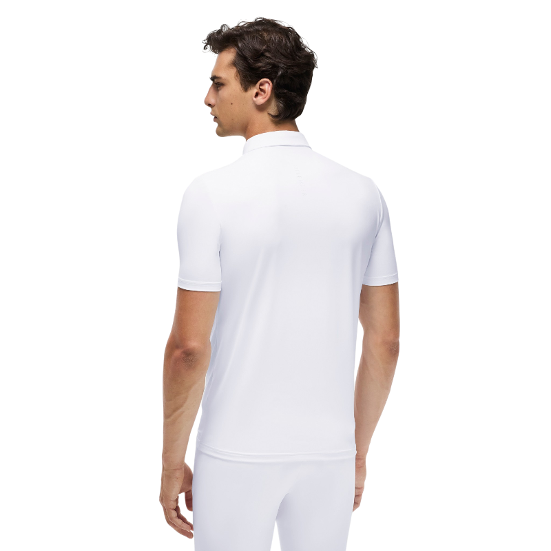 Tommy Hilfiger Equestrian - Polo da concorso a maniche corte uomo Alex optic white