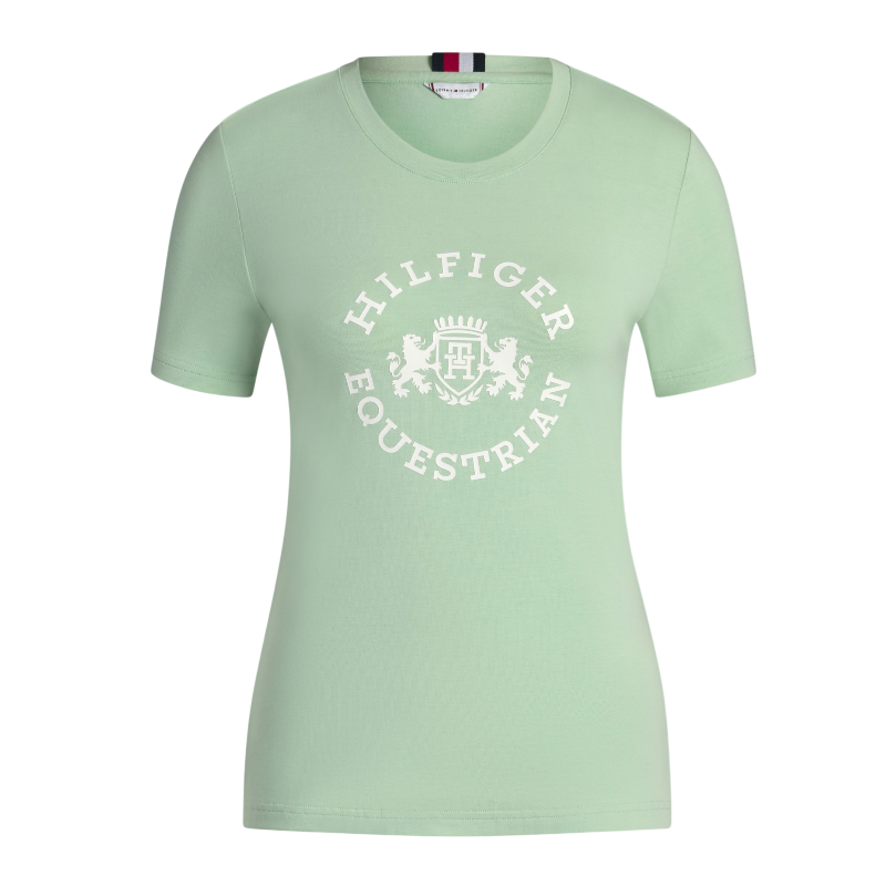 Tommy Equestrian - Kurzarm-T-Shirt Damen Pasadena belair mint