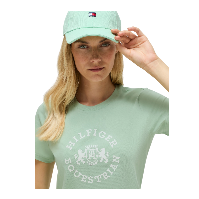 Tommy Equestrian - Kurzarm-T-Shirt Damen Pasadena belair mint