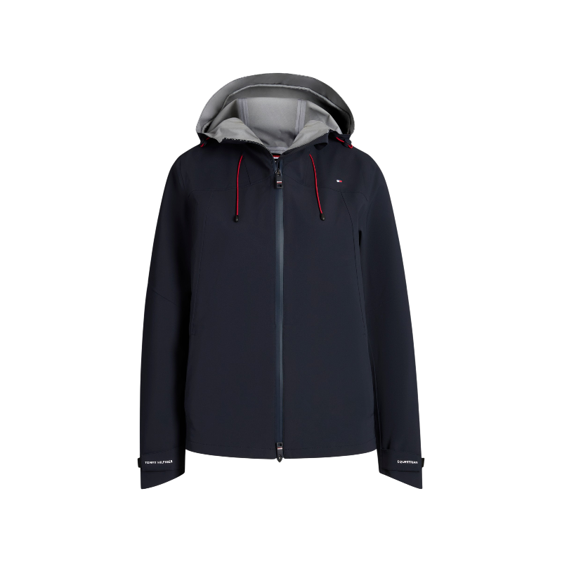 Tommy Equestrian - Upland desert sky Women's Long Sleeve Airbag-Compatible Rain Jacket
