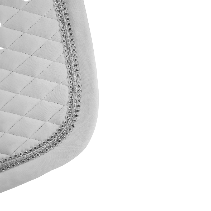 Pénélope - Tapis de dressage Calisson blanc/ blanc | - Ohlala