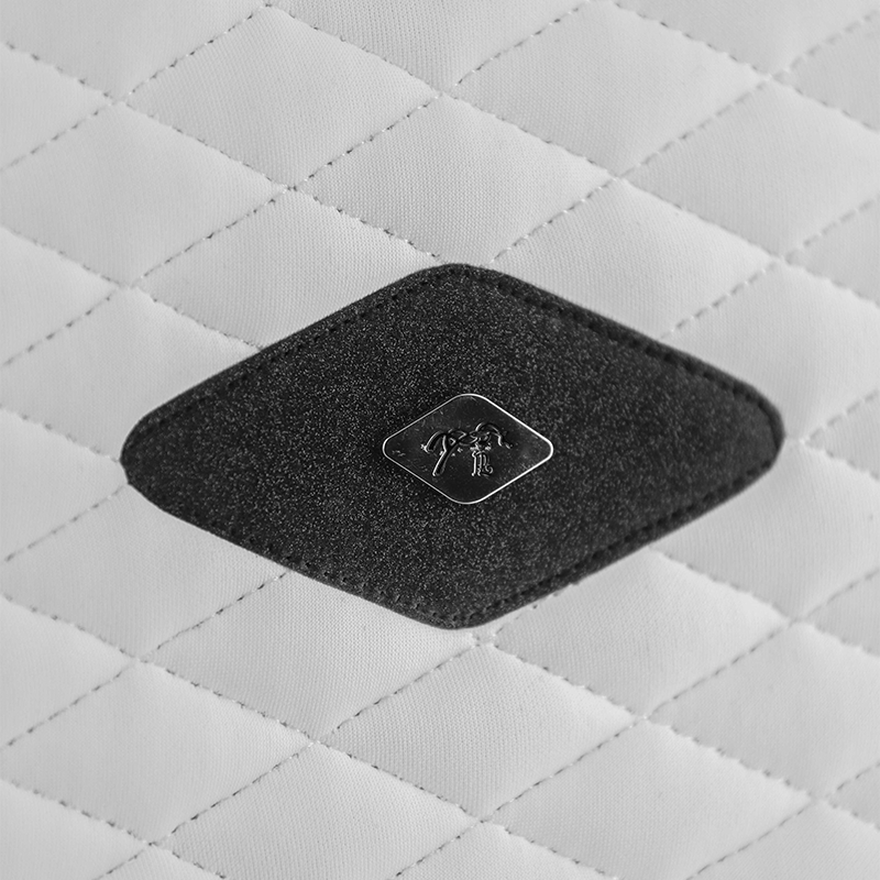 Pénélope - Tapis de dressage Calisson blanc/ blanc | - Ohlala