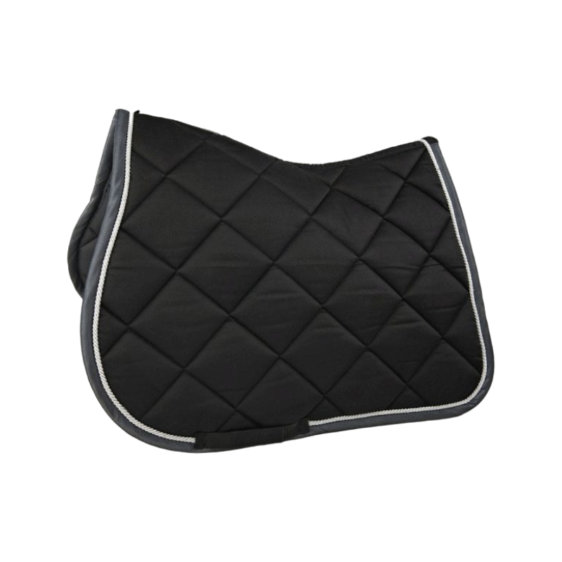 Lami-cell - Dressuurschabrak Elegance zwart/grijs | - Ohlala