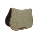 Equithème - Tweedytan Beige Saddle Pad | - Ohlala