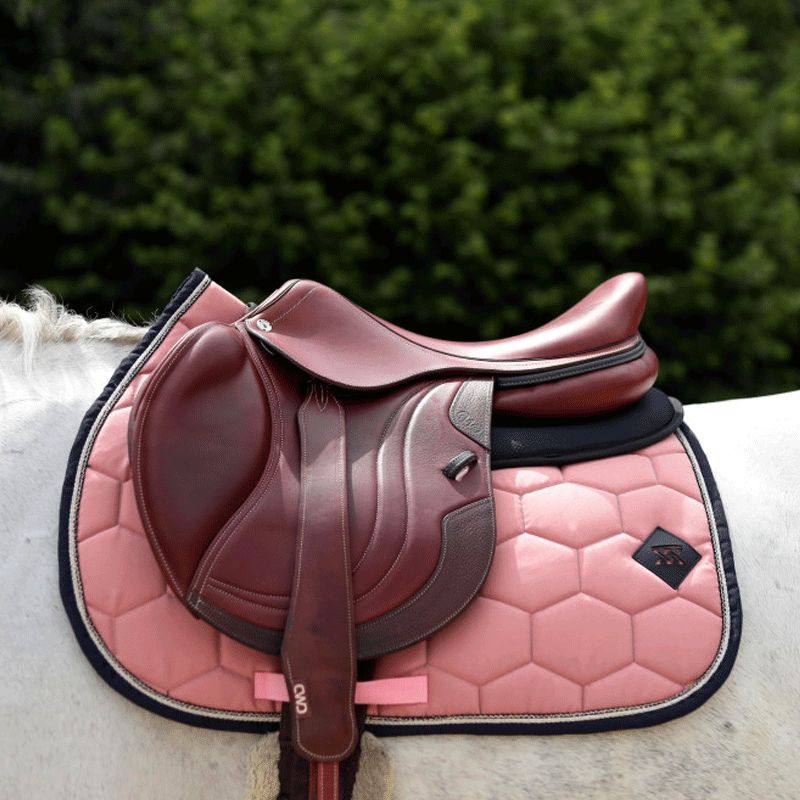 Oxxer - Tapis de selle Intemporels vieux rose | - Ohlala