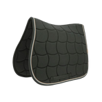 Equithème - Tapis de selle Shiny noir | - Ohlala